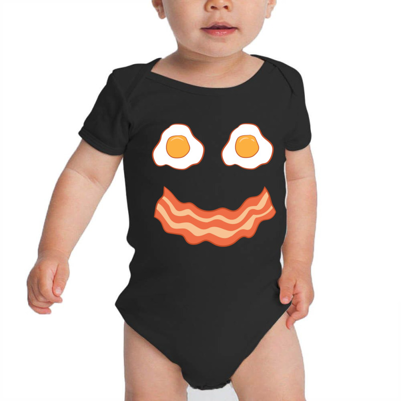 Egg And Bacon Egg And Bacon Face Brunch Breakfast Pullover Hoodie Baby Bodysuit by cm-arts | Artistshot