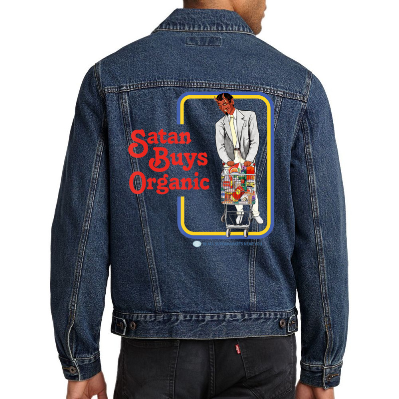 Satan Buys Organic Men Denim Jacket by Min02 | Artistshot