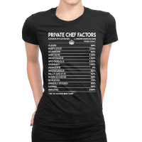 Private Chef T  Shirt Private Chef T Shirt   Private Chef Factors Dail Ladies Fitted T-shirt | Artistshot