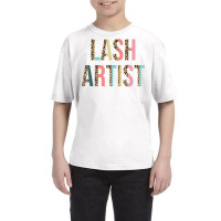 Lash Artist Lashes Eyelashes Leopard Lash Artist T Shirt Youth Tee | Artistshot