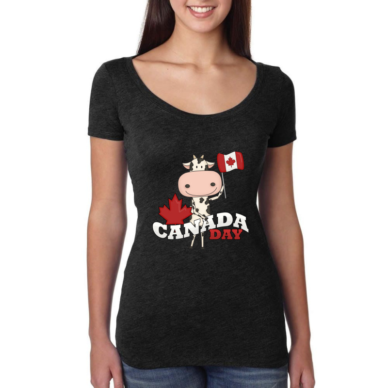 Canada Pride Day 1 Women's Triblend Scoop T-shirt by MaeveBolton | Artistshot