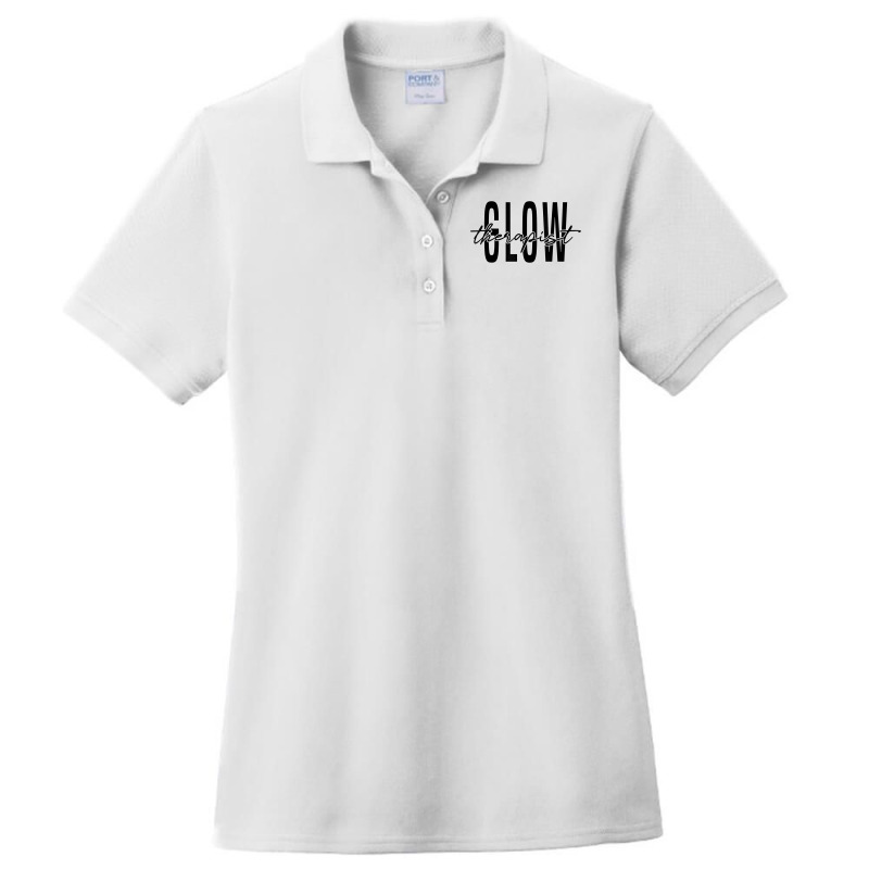 Glow Therapist Skincare Esthetician Glow Therapist T Shirt Ladies Polo Shirt | Artistshot