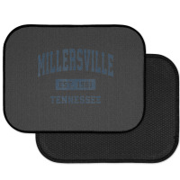 Millersville Tennessee Tn Vintage Athletic Sports Design Rear Car Mat | Artistshot