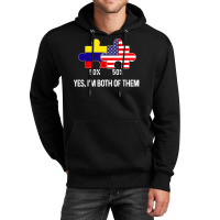 Half American Half Colombian Flag Combined Map Colombia Usa T Shirt Unisex Hoodie | Artistshot