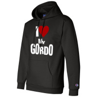 I Love My Gordo Champion Hoodie | Artistshot