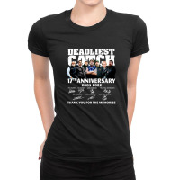 Deadliest Catch 17th Anniversary 2005-2022 Ladies Fitted T-shirt | Artistshot