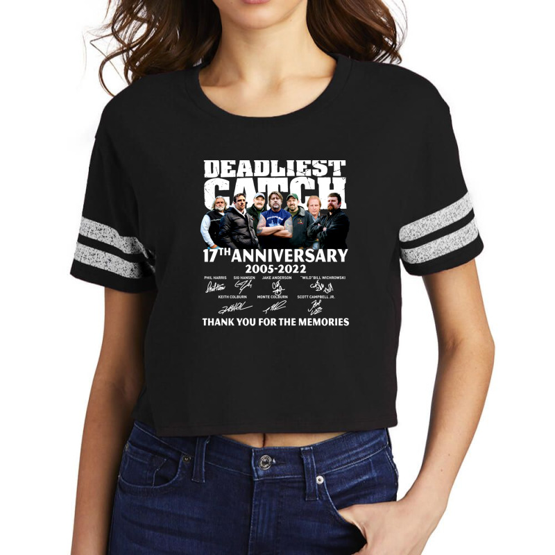 Deadliest Catch 17th Anniversary 2005-2022 Scorecard Crop Tee by CindyBriner | Artistshot