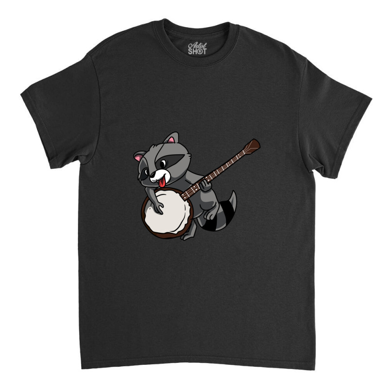 Banjo Player Thrash Panda Musical Instrument Instrumentalist Classic T-shirt by ThomasMNykamp | Artistshot