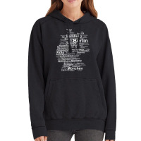 Germany Map Silhouette Towns Cities Berlin Hamburg Travel Premium T Sh Vintage Hoodie | Artistshot