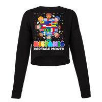 Hispanic Heritage Month Latin American Flag Kids Boys Girls T Shirt Cropped Sweater | Artistshot