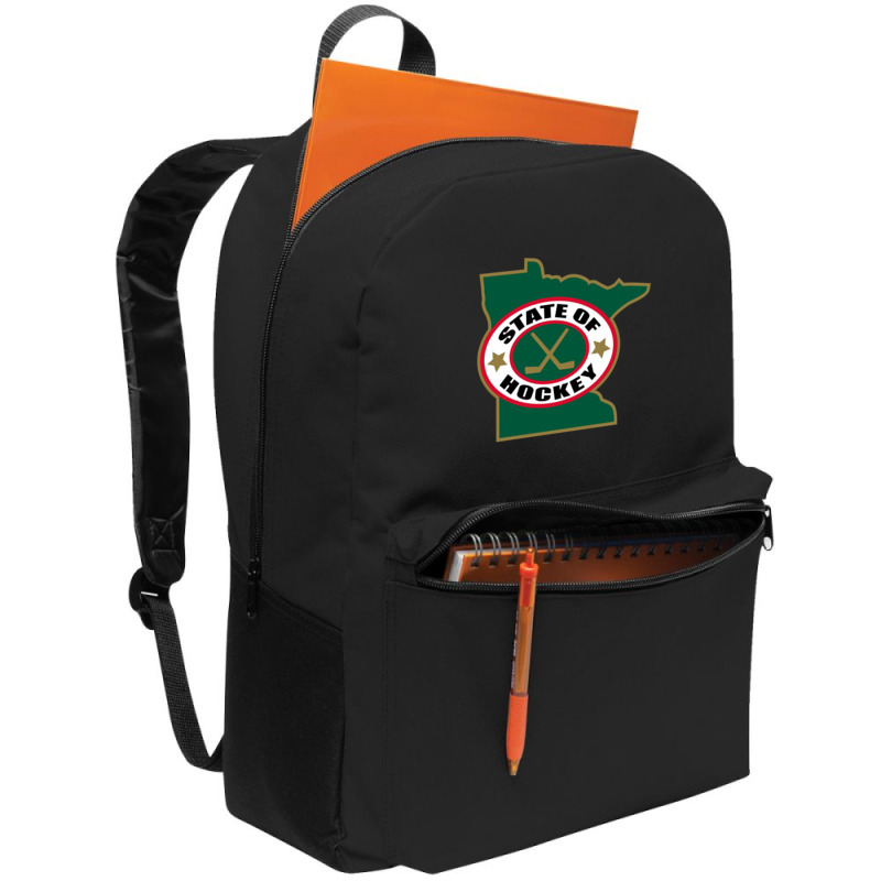 Green Minnesota State Hockey Backpack | Artistshot