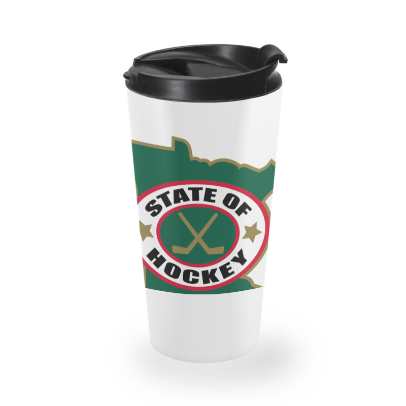 Green Minnesota State Hockey Travel Mug | Artistshot