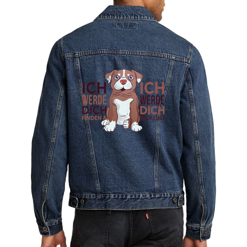 Dog Love Men Denim Jacket | Artistshot