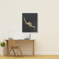 Spinosaurus Aegyptiacus, Skeleton Diving, Spinosaurus, Aegyptiacus, Sk Portrait Canvas Print | Artistshot