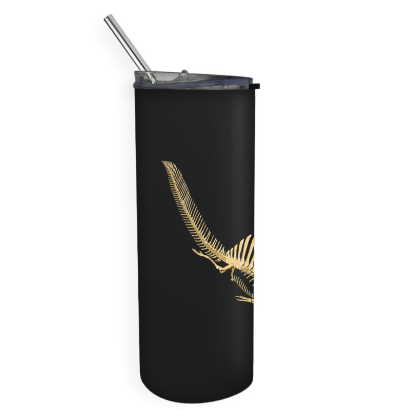 Spinosaurus Aegyptiacus, Skeleton Diving, Spinosaurus, Aegyptiacus, Sk Skinny Tumbler | Artistshot