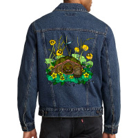 Snapping Turtle, Snapping Turtle Vintage, Snapping Turtle Art, Animal, Men Denim Jacket | Artistshot