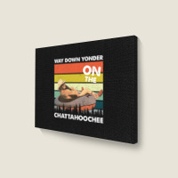 Vintage Way Down Yonder On The Chattahoochee Gift Men Women Landscape Canvas Print | Artistshot