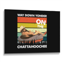 Vintage Way Down Yonder On The Chattahoochee Gift Men Women Metal Print Horizontal | Artistshot