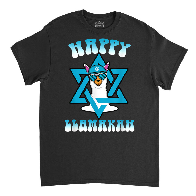 Happy Llamakah Jewish Holiday Hanukkah Chanukkah Llama T Shirt Classic T-shirt | Artistshot