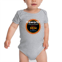 Haworth Oklahoma Ok Total Solar Eclipse 2024  2  T Shirt Baby Bodysuit | Artistshot