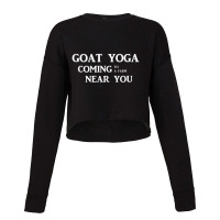 Goat Yoga Cropped Sweater | Artistshot