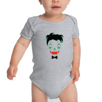 Baby Dracula Face Baby Bodysuit | Artistshot