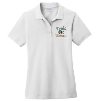 Trick Or Treat Ladies Polo Shirt | Artistshot