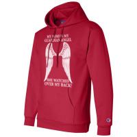 My Mimi Is My Guardian Angel Champion Hoodie | Artistshot