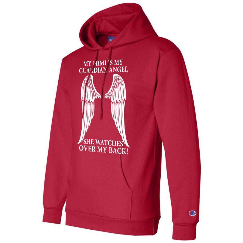 My Mimi Is My Guardian Angel Champion Hoodie | Artistshot