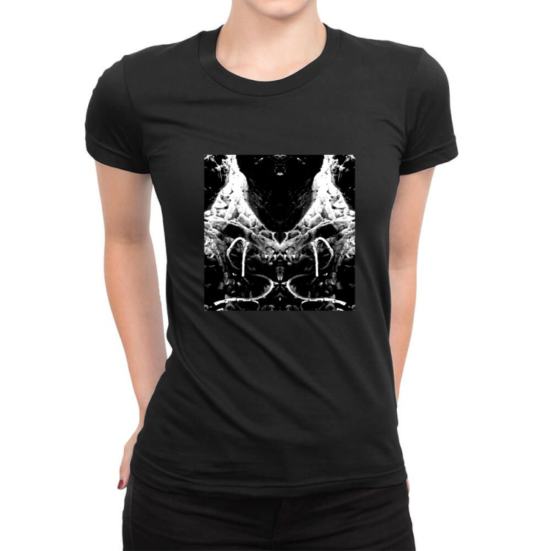 Augmented Fire Ladies Fitted T-Shirt by RoseannTrujillo | Artistshot