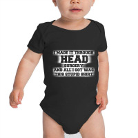 Head Surgery Get Well Soon Recovery Gag Baby Bodysuit | Artistshot