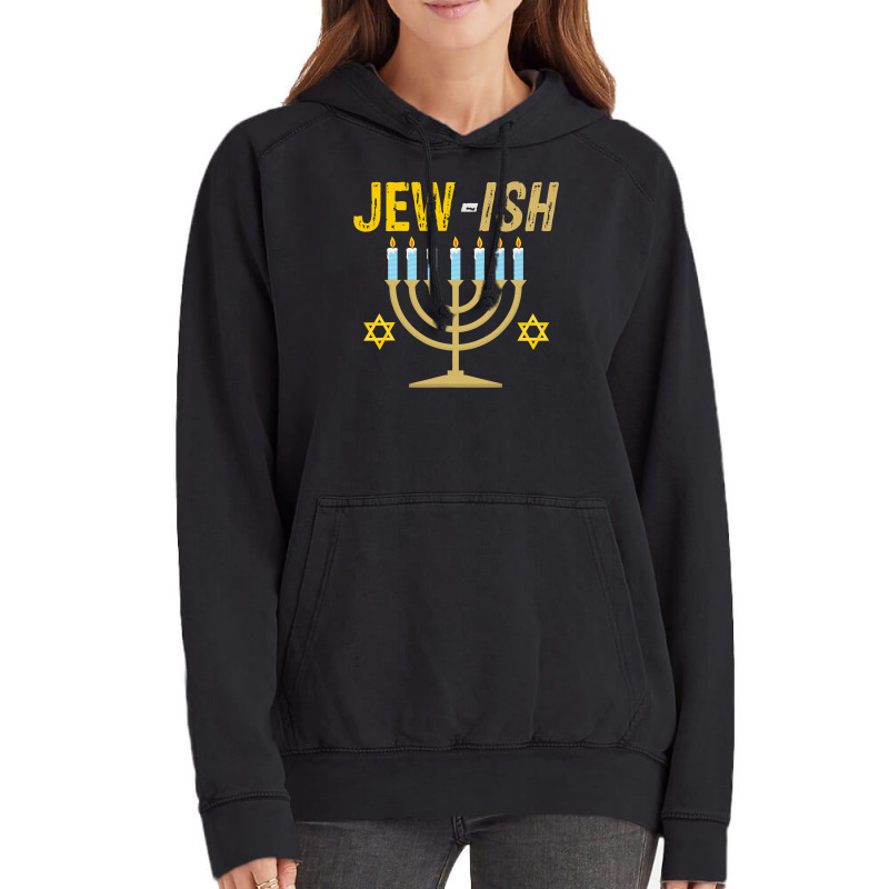 Jewish Jewish Challah Menorah Hanukkah Gift Vintage Hoodie | Artistshot