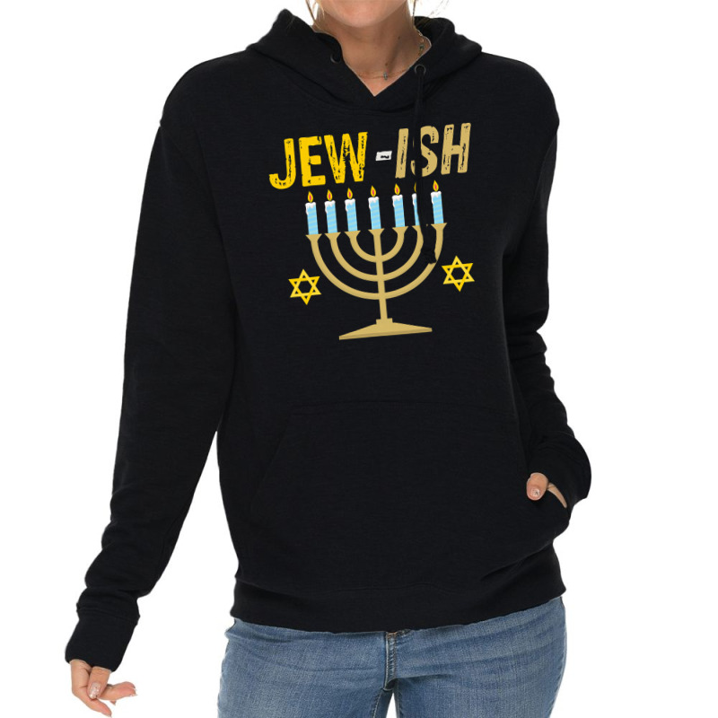 Jewish Jewish Challah Menorah Hanukkah Gift Lightweight Hoodie | Artistshot