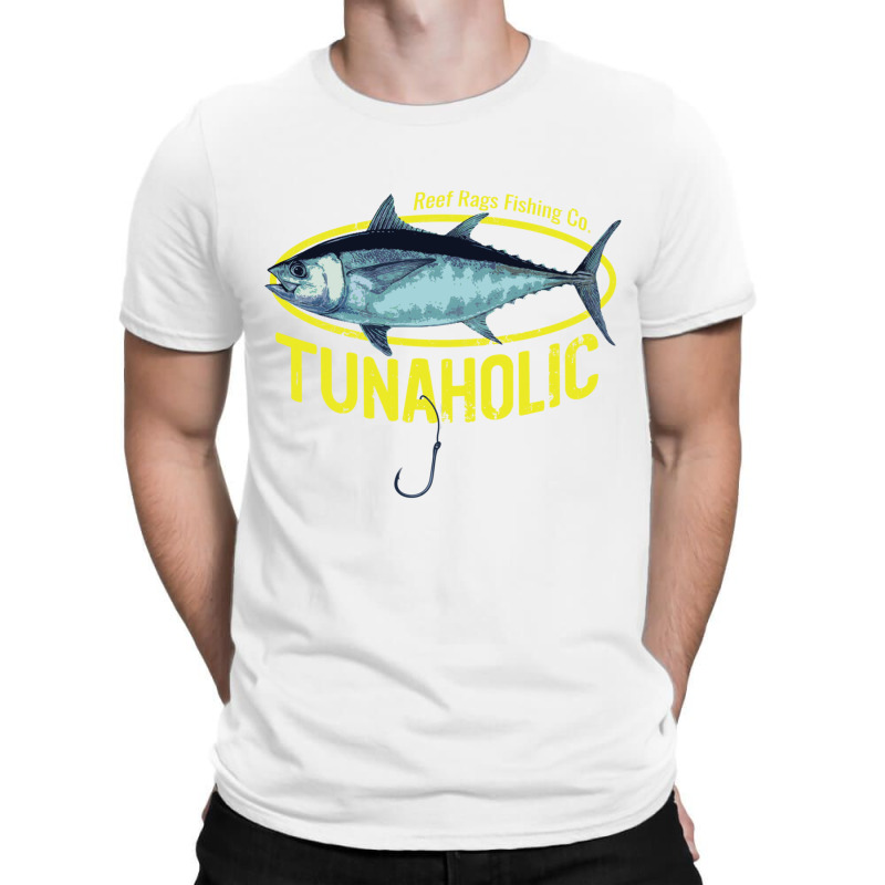 Reef Rags Tunaholic Deep Sea Saltwater Tuna Fishing Pullover Hoodie T-Shirt by cm-arts | Artistshot