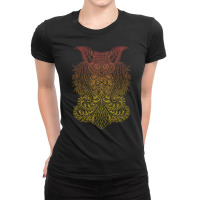 Strigiformes Animal Gradation, Strigiformes Animal, Strigiformes, Anim Ladies Fitted T-shirt | Artistshot