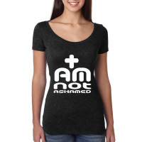 I Am Not Ashamed Of Jesus Romans 1 16 Women's Triblend Scoop T-shirt | Artistshot