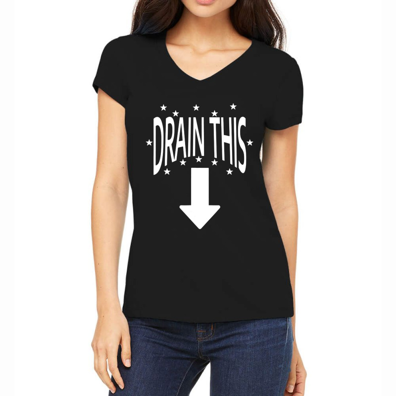 Drain This Gang That Women's V-Neck T-Shirt by cm-arts | Artistshot