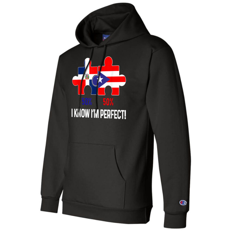 Half Puerto Rican Half Dominican Flag Map Combined Pr Rd T Shirt Champion Hoodie by cm-arts | Artistshot