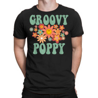 Retro Groovy Poppy Matching Family 1st Birthday Party T-shirt | Artistshot