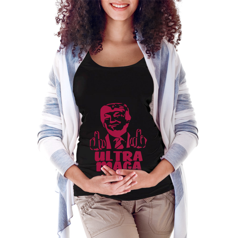 Ultra Maga Maternity Scoop Neck T-shirt by cm-arts | Artistshot