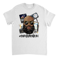 Bald Black Man Supervisor Life Classic T-shirt | Artistshot