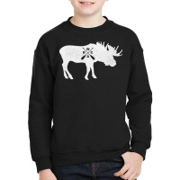 Bwca Minnesota Moose Canoe Paddle Hoodie Youth Sweatshirt | Artistshot