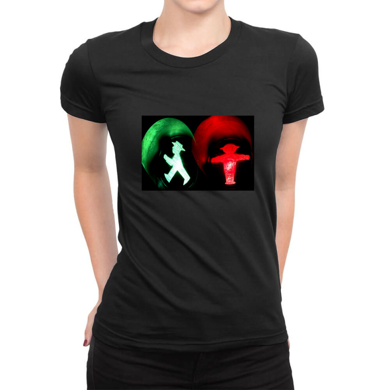 Green Light Red Light Ladies Fitted T-Shirt by DenzelTyler | Artistshot