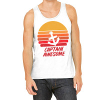 Captain Awesome Gift I Anchor Sailing Sailor Sail T Shirt Tank Top | Artistshot