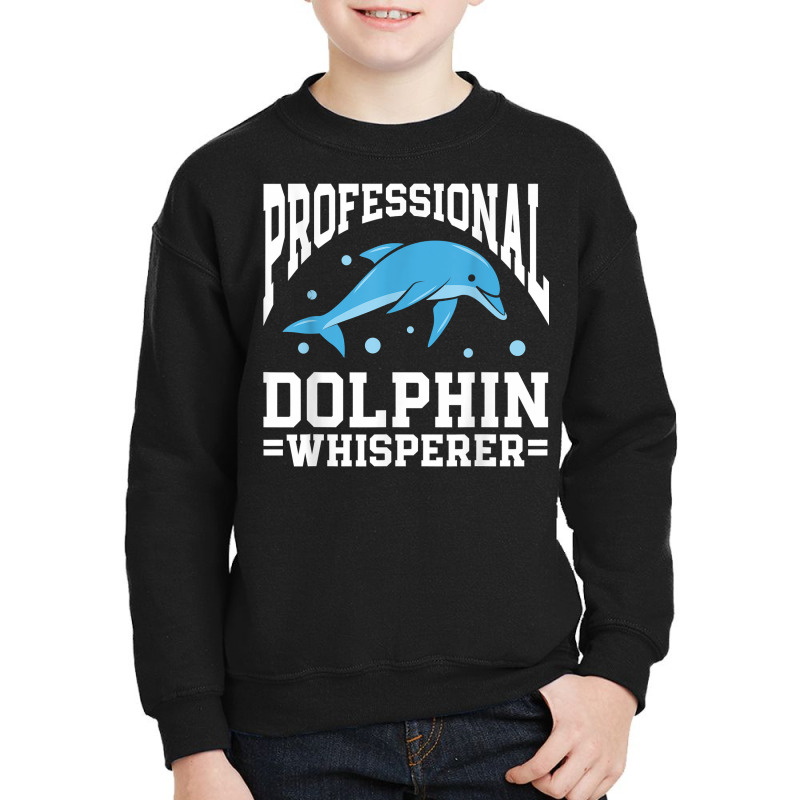 Marine Biology Science Marine Biologist Dolphin Whisperer T Shirt Youth Sweatshirt by cm-arts | Artistshot