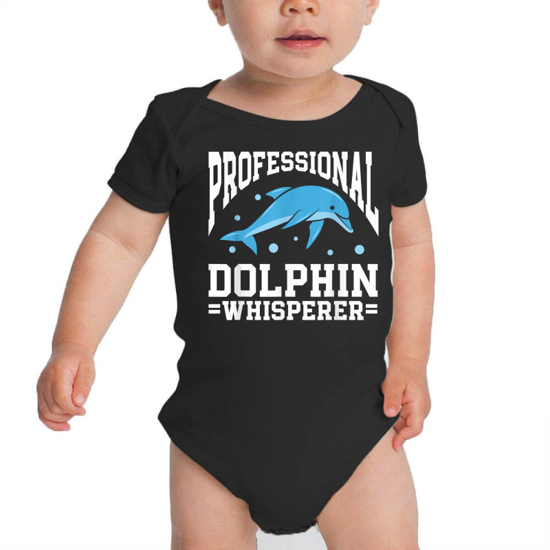 Marine Biology Science Marine Biologist Dolphin Whisperer T Shirt Baby Bodysuit by cm-arts | Artistshot