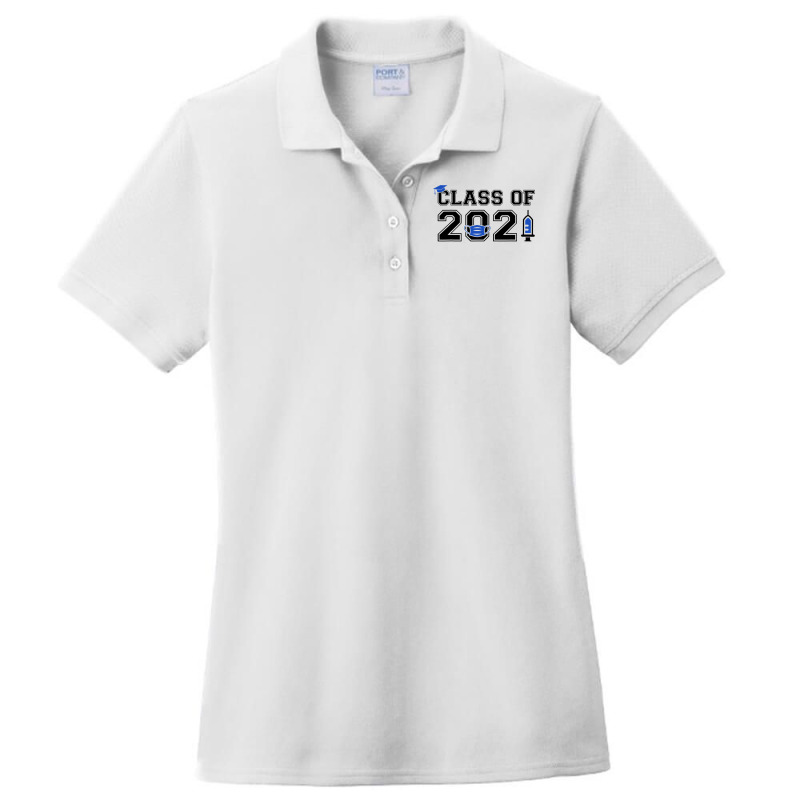 Class Of 2021 Pandemic Graduation Mask Vaccine Funny Senior T Shirt Ladies Polo Shirt by MleczynskiShae | Artistshot