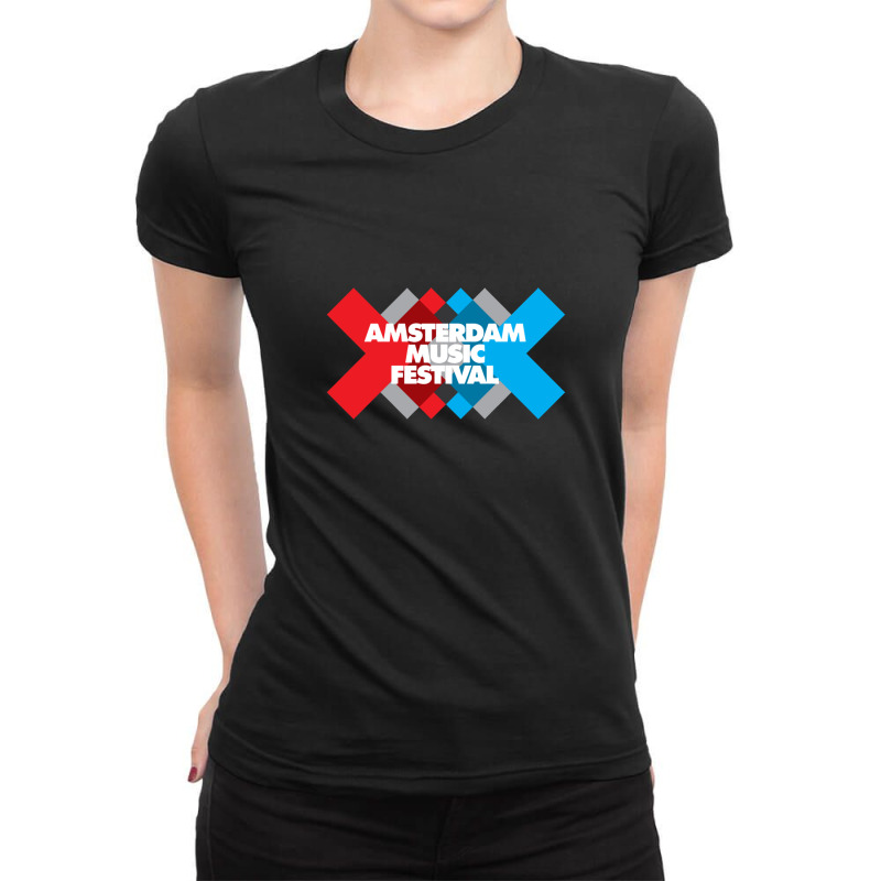 Amsterdam Music Festival - Amf .png Ladies Fitted T-Shirt by JillMarie | Artistshot