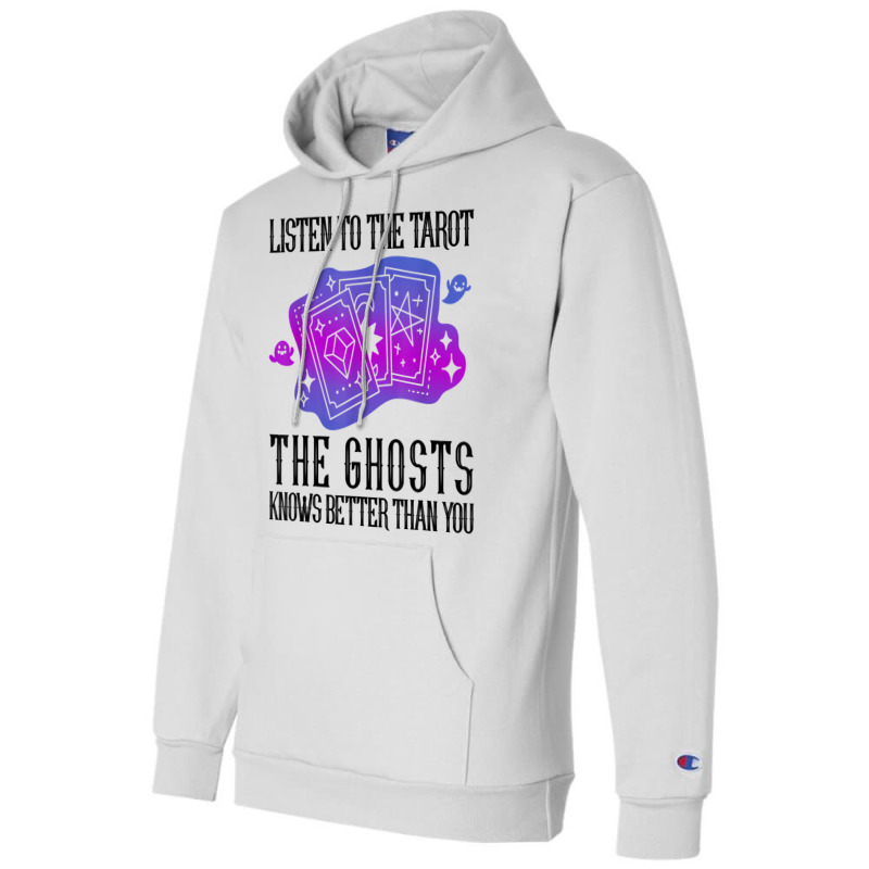 Listen To The Tarot Cards Crystal Divination Ball Witch T Shirt Champion Hoodie by cm-arts | Artistshot