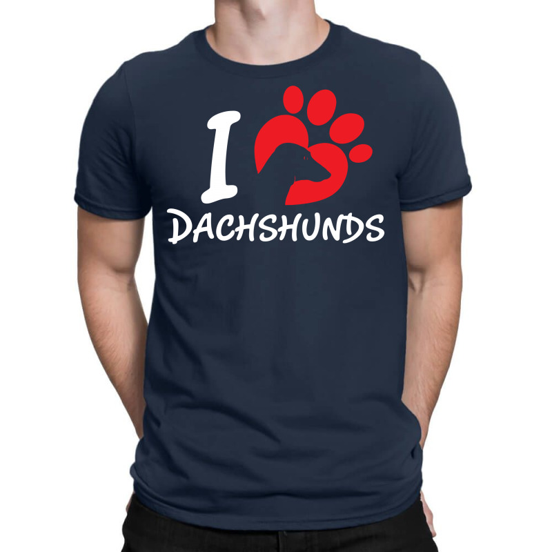 I Love Dachshunds T-shirt | Artistshot